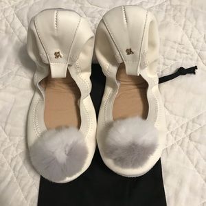 Yosi Samra Pom Pom ballet flat 8M NIB